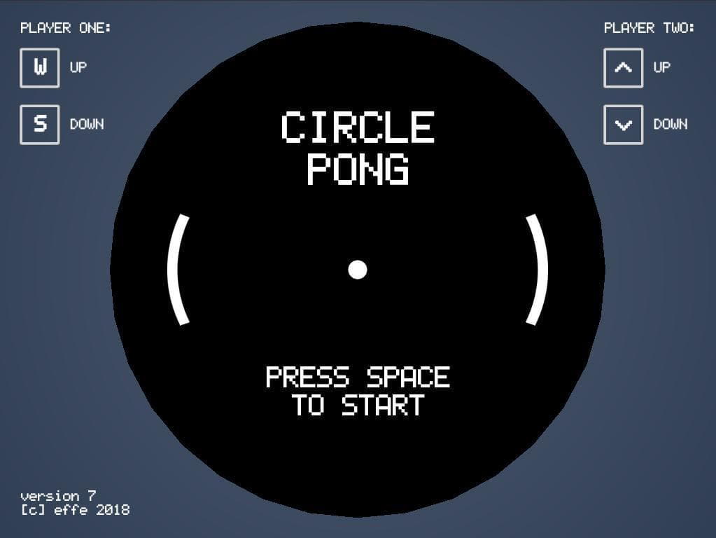 Circle Pong (itch) (effe) screenshot 2
