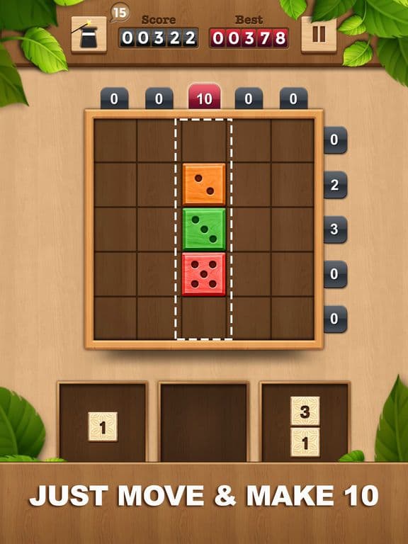TENX - Wooden Number Puzzle screenshot 2
