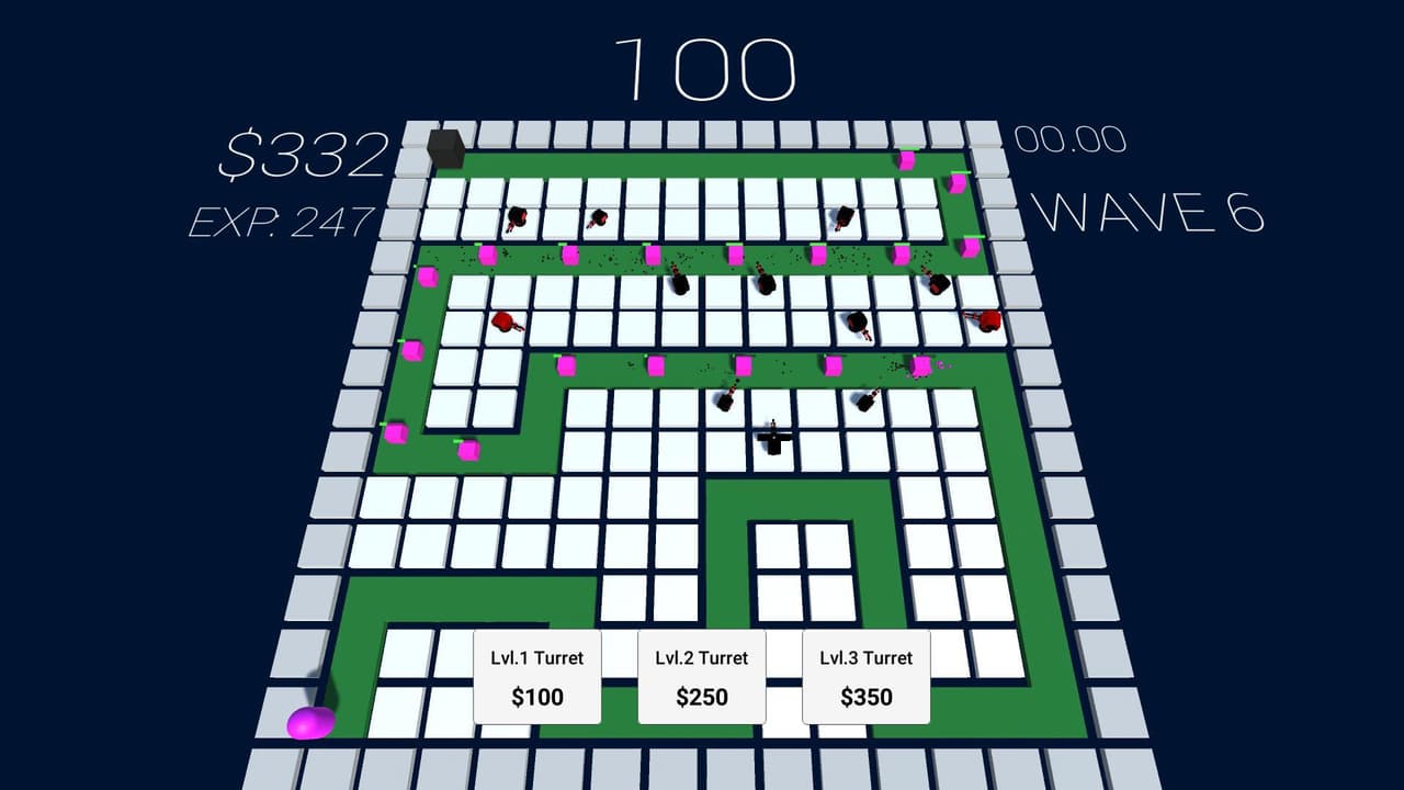 definitely not a tower defense game (Applied Math for Games Final Output) screenshot 4