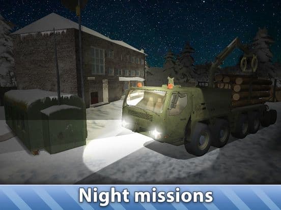 Winter Logging Truck Simulator 3D