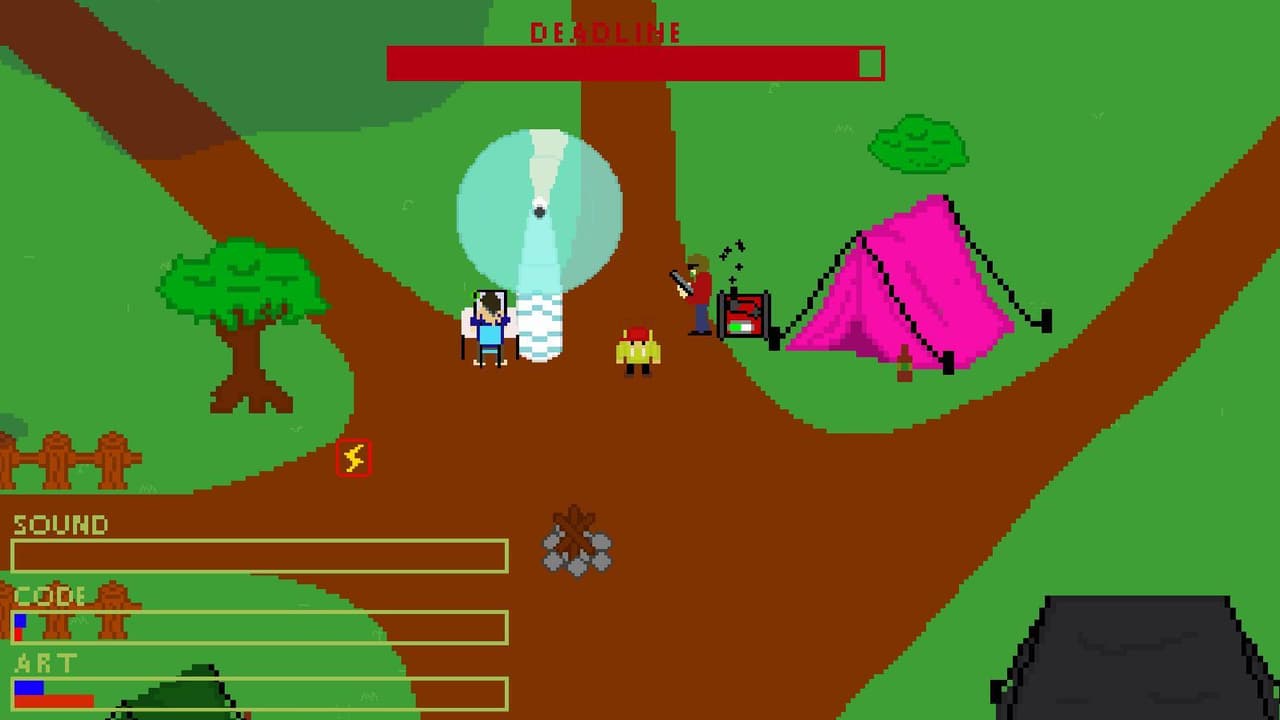 We Made A Game While Camping