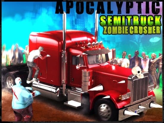 Semi Truck Zombie Crusher screenshot 2