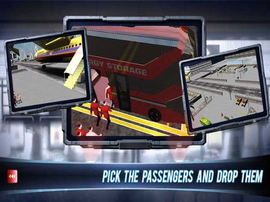 Airport Bus Simulator 3D. Real Bus Driving & Parking For kids screenshot 3