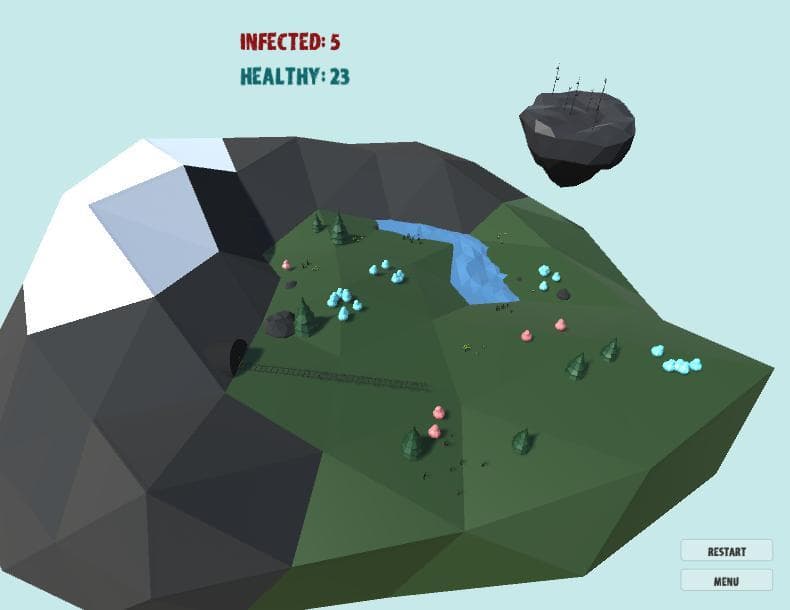 Stay Safe Game Jam: Corona Blob screenshot 3
