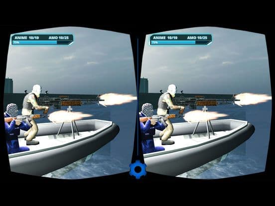VR Military Battleship War screenshot 2