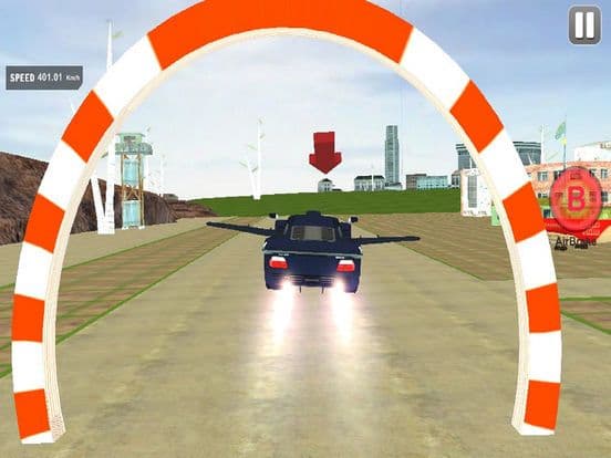 Fly Futuristic Car In Air screenshot 2