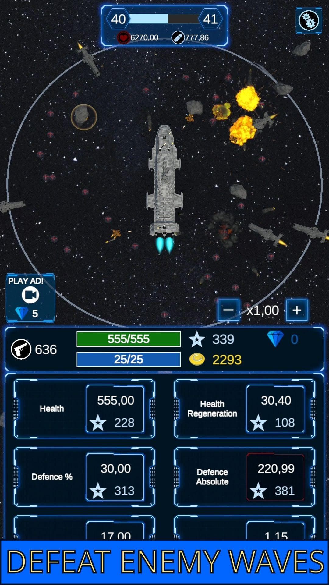 Idle Space Tower Defence screenshot 4
