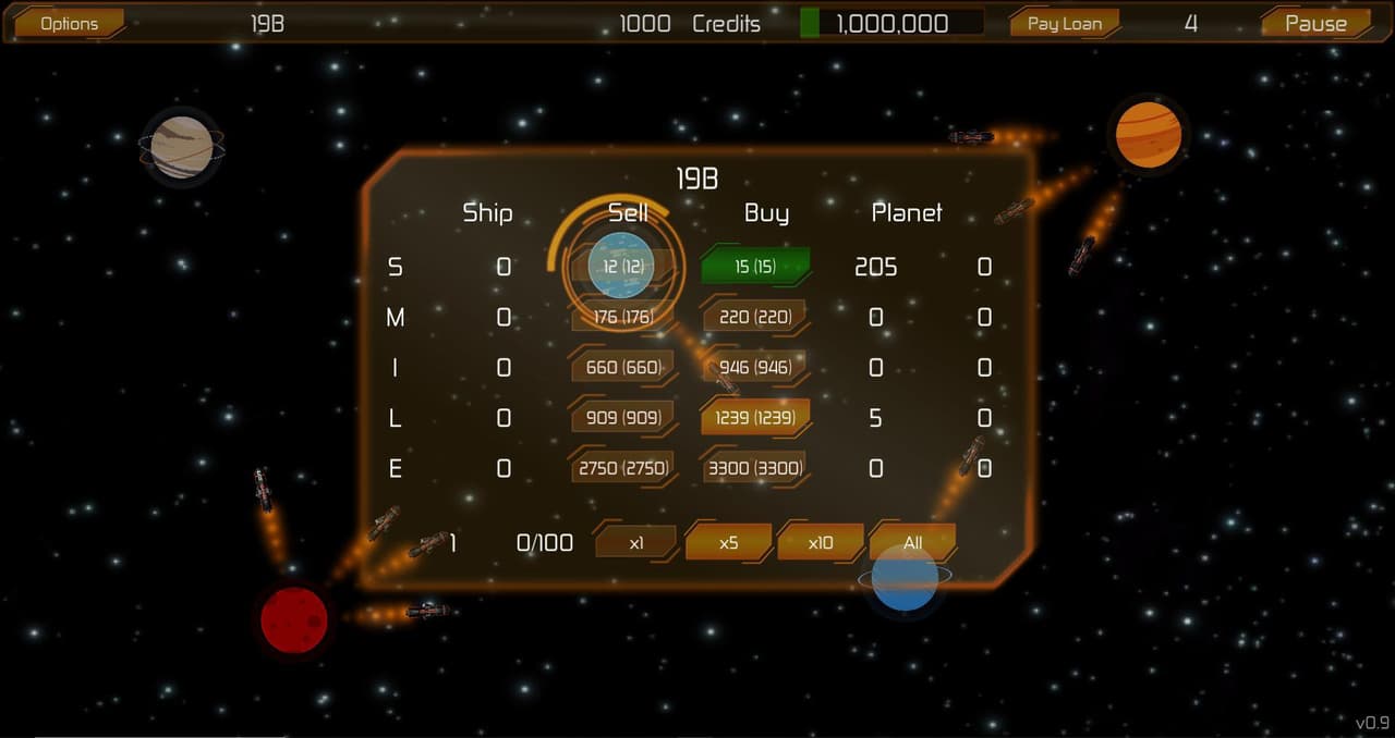 S.M.I.L.E. Space Trade Sim screenshot 3