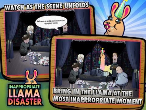 Inappropriate Llama Disaster! screenshot 2
