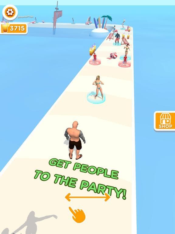 Beach Party Run 3D screenshot 2