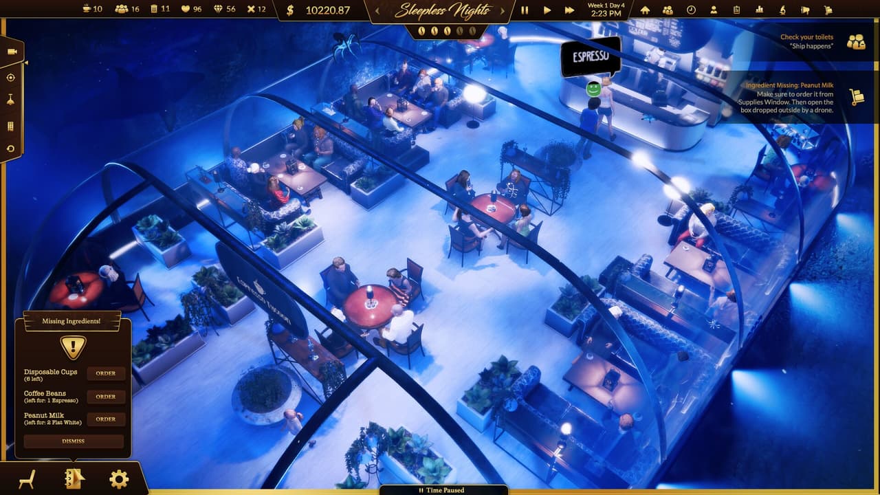 Espresso Tycoon Prologue: Underwater screenshot 2