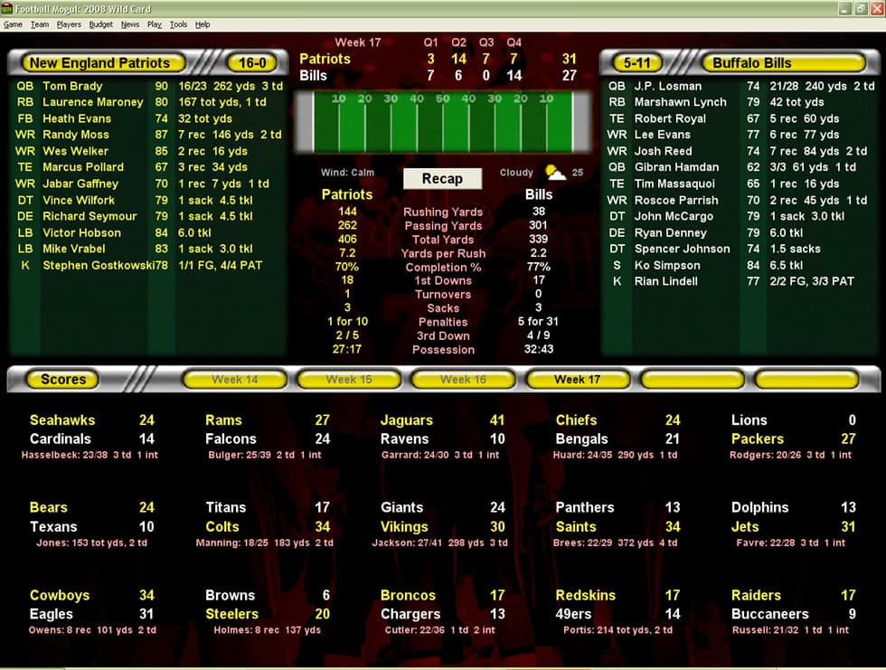Football Mogul 2009 screenshot 2