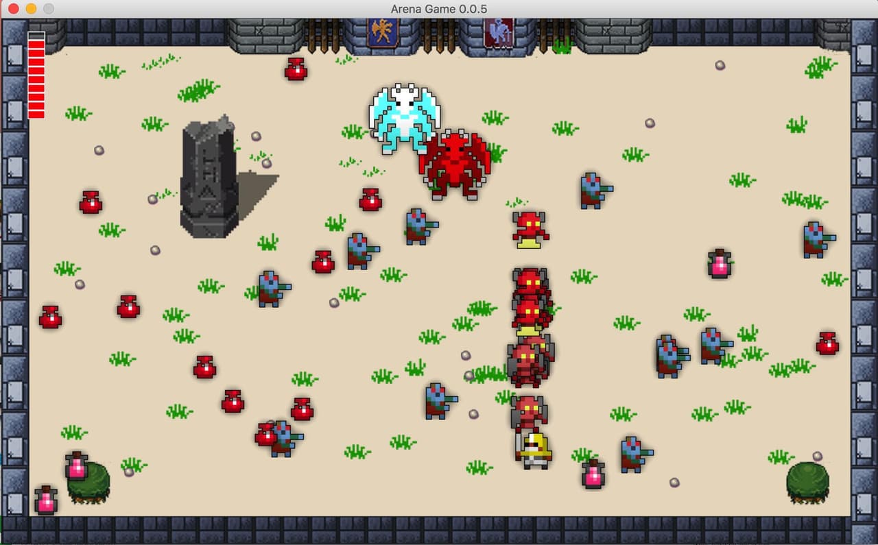 pygame Onslaught arena screenshot 2