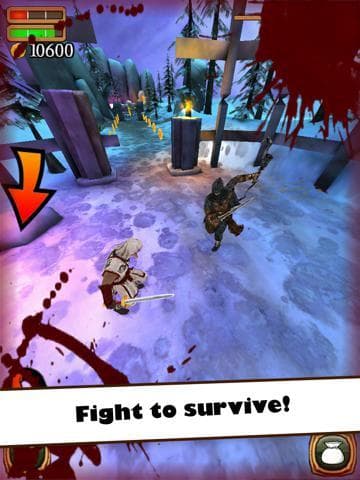 BLACK FIST Ninja Run Challenge screenshot 3