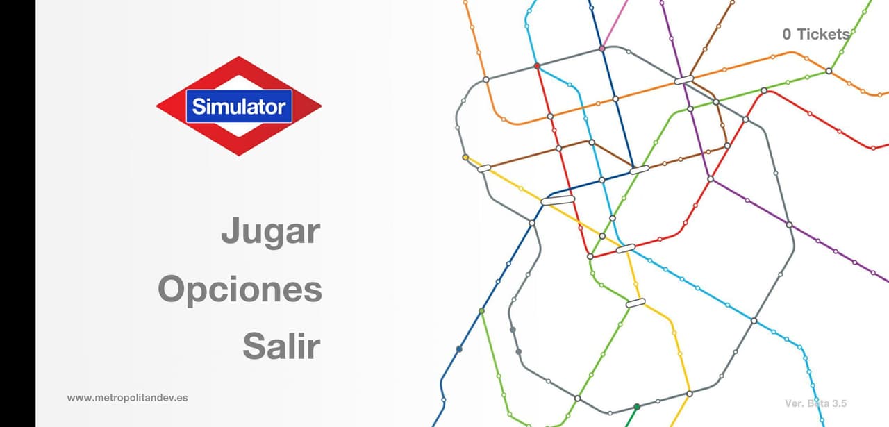 Metro Madrid 2D Simulator screenshot 4