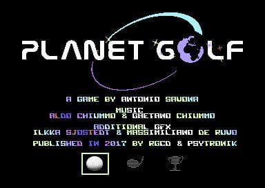 Planet Golf (C64) screenshot 3
