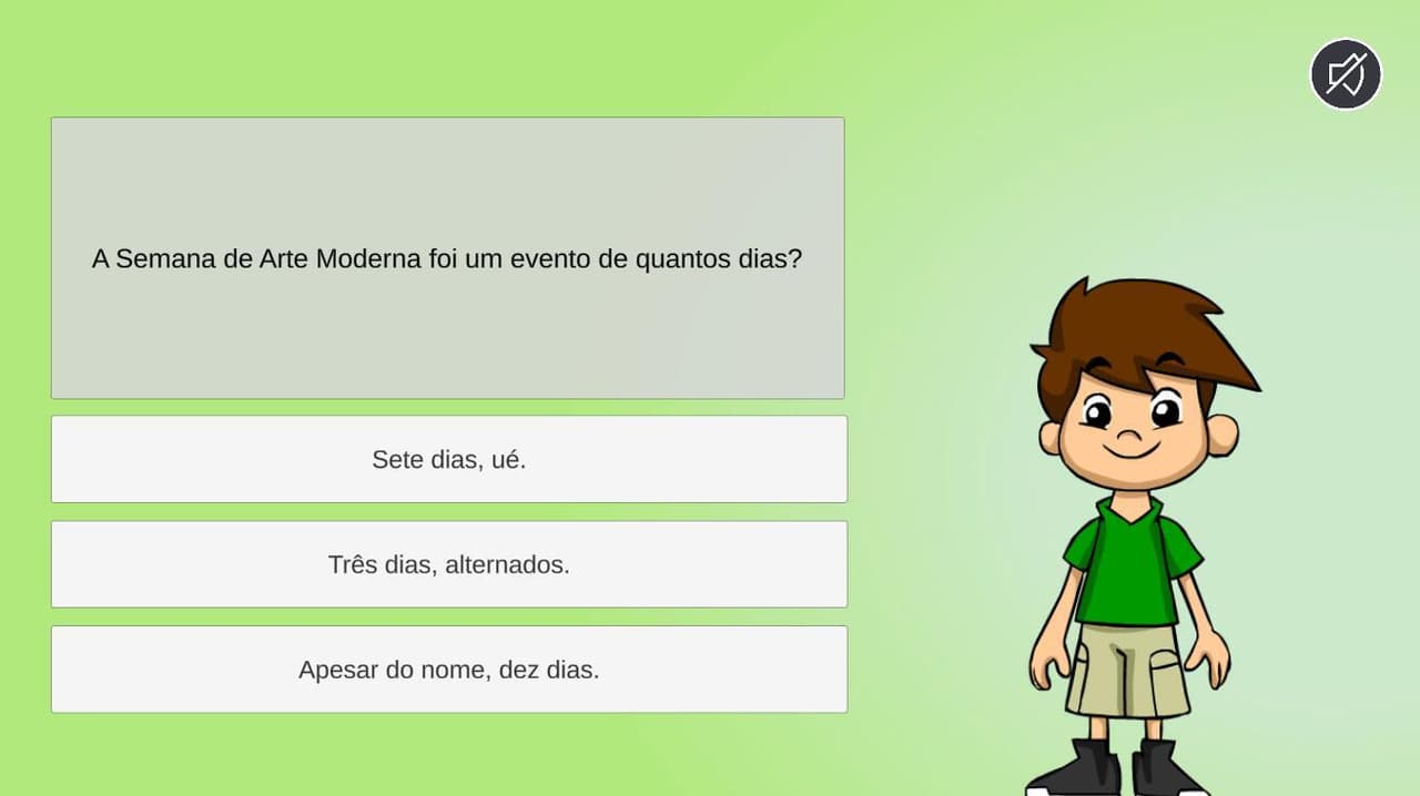 Trívia - Semana de Arte Moderna screenshot 3