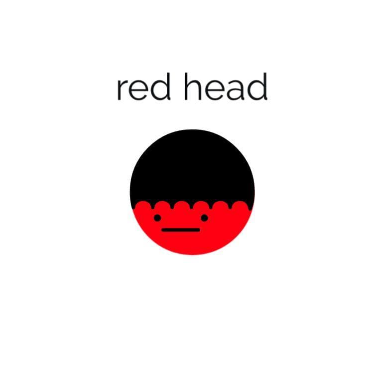 red head: jumping in darkness