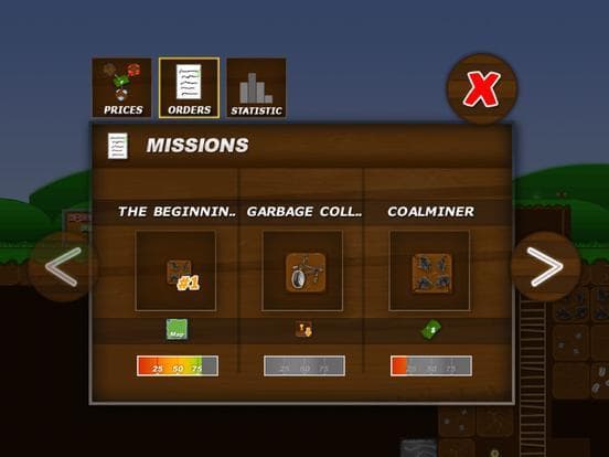 Treasure Miner Lite - 2d gem screenshot 4
