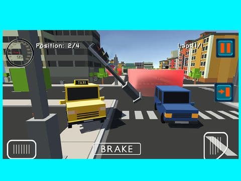 Pixel Cars: Xtreme Road Race 3D screenshot 2