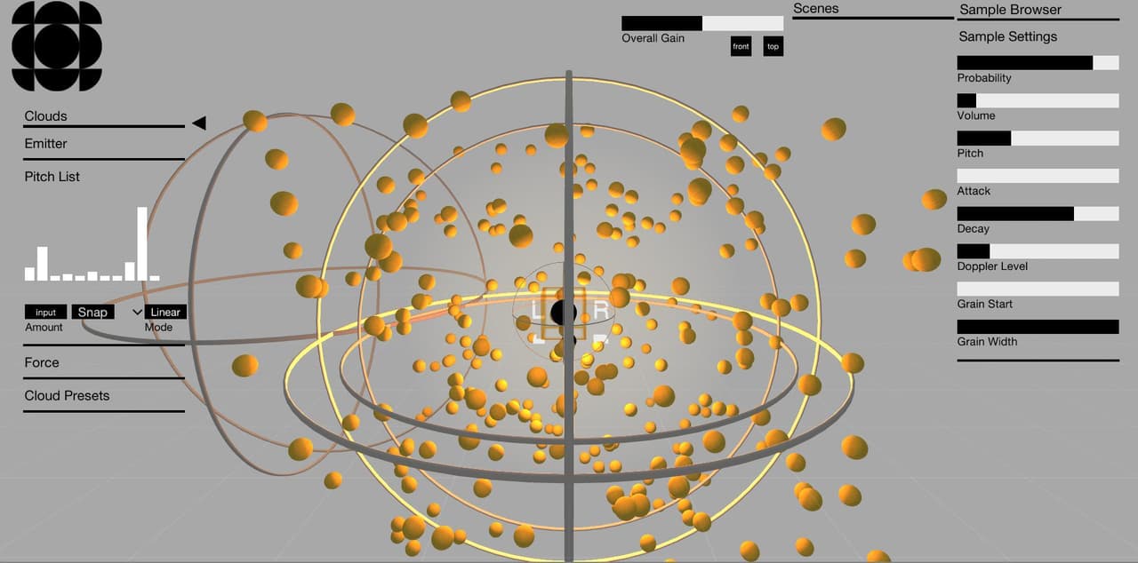 FRACTURE SPACE 3D Audio Particle System Synthesizer