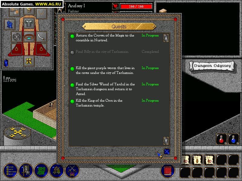 Aaron Halls Dungeon Odyssey screenshot 2