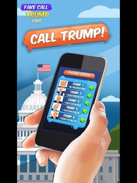 Fake Call Trump Joke screenshot 2