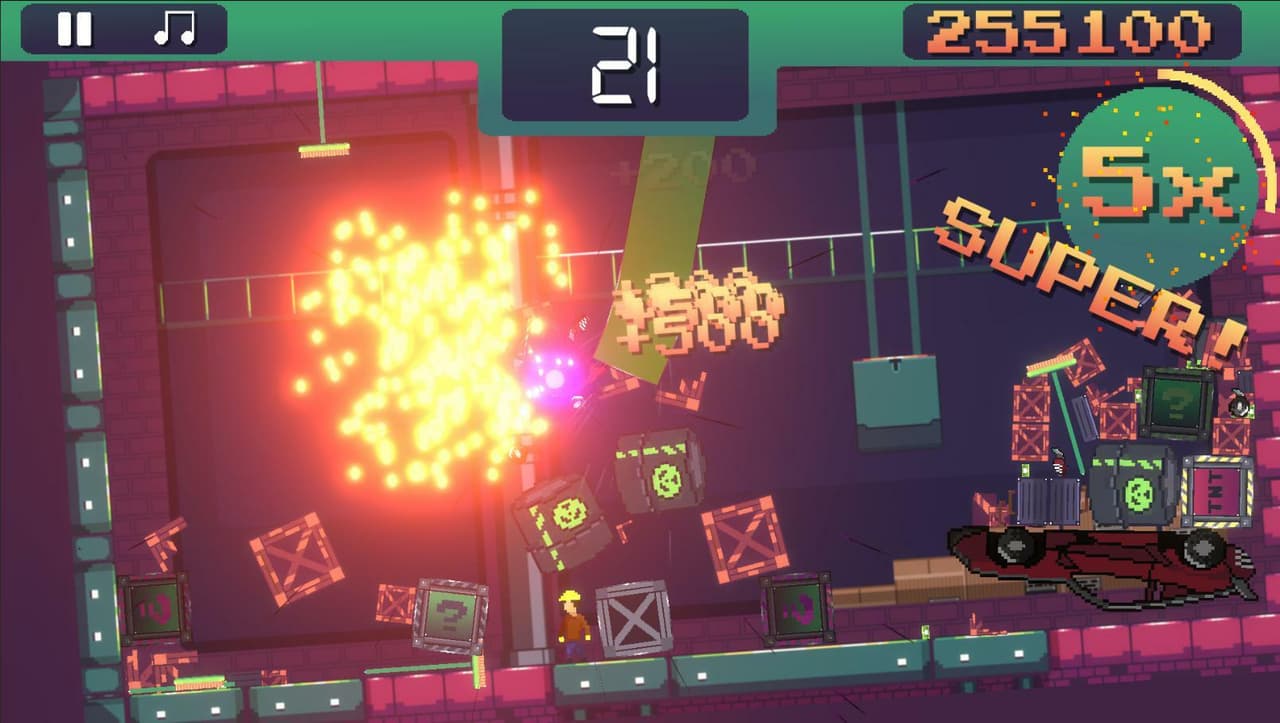 Extremely Fast Paced Yellow Hat Trash Grab Game screenshot 2