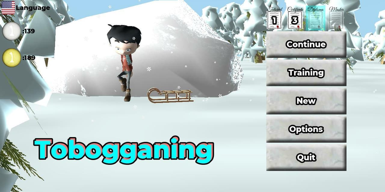 Tobogganing (itch) screenshot 3