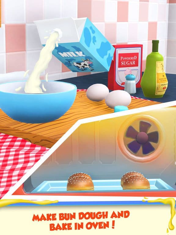 Burger Maker-Kids Cooking Game screenshot 5