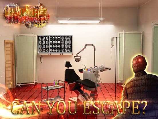 Can you escape the Drs bedrooms ?