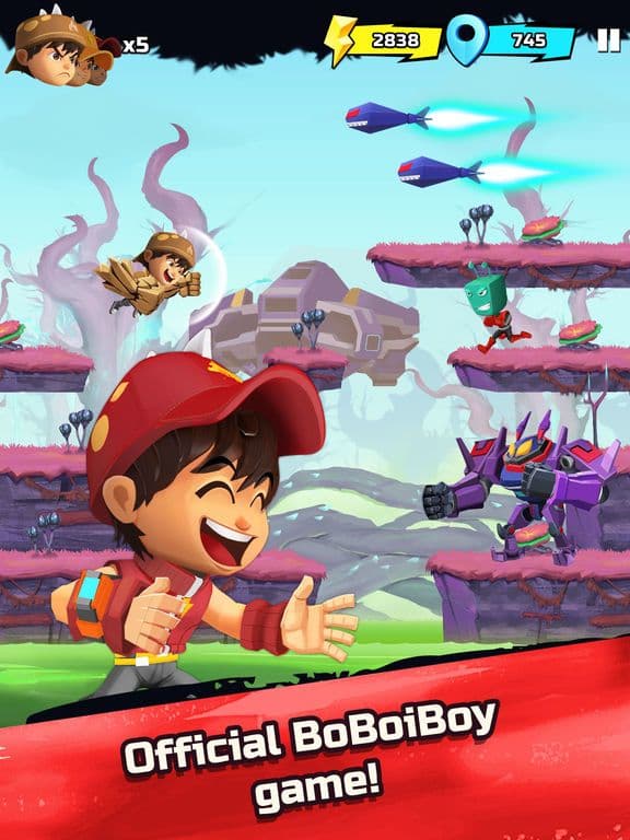 BoBoiBoy Galaxy Run screenshot 2