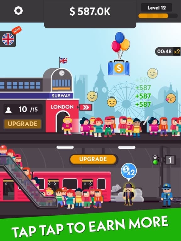 Idle Subway Tycoon screenshot 2