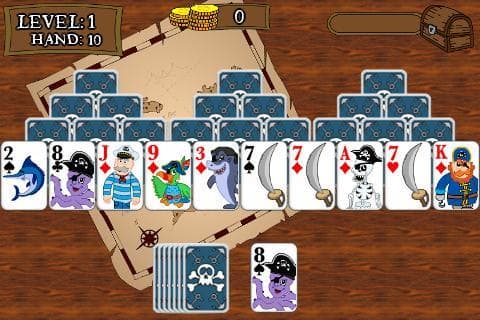 Pirate TriPeaks Solitaire screenshot 2