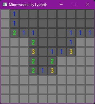 Lyssieths Minesweeper screenshot 3