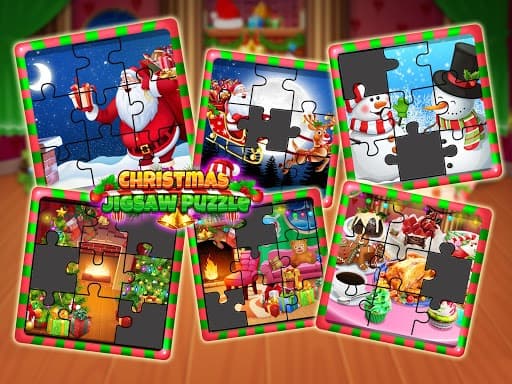 Christmas Jigsaw Puzzle - Crazy Fun Games screenshot 5