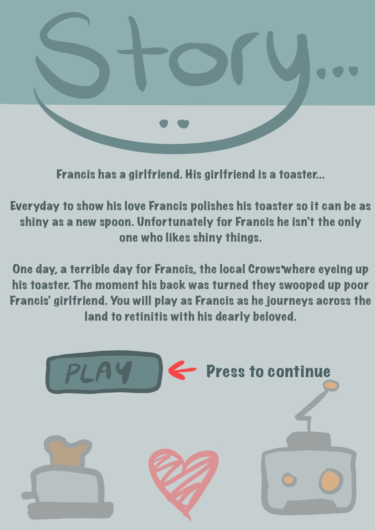War, Robots and Toaster: A Love Story