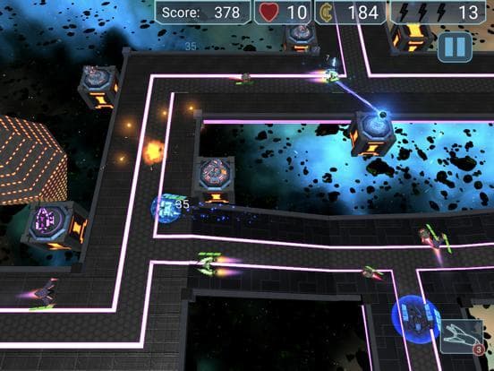 Neon Defenders Premium Defense screenshot 3