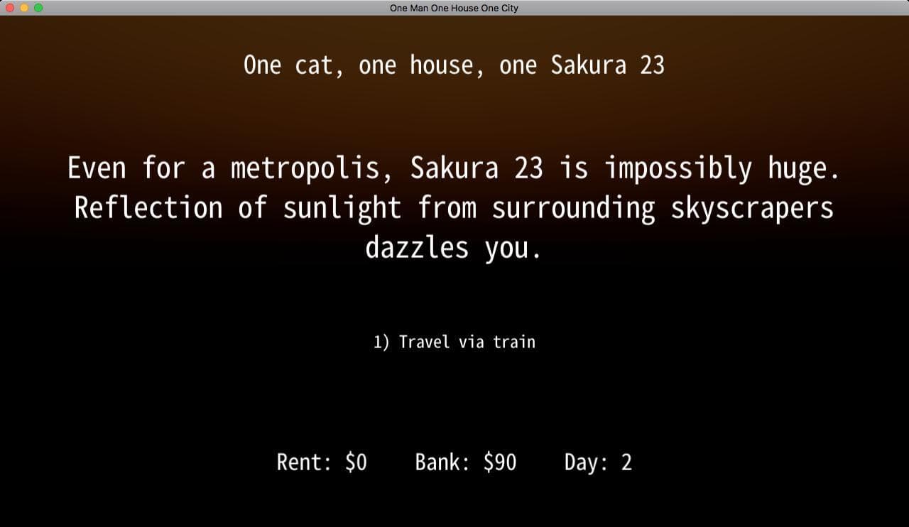One man, one house, one city screenshot 3