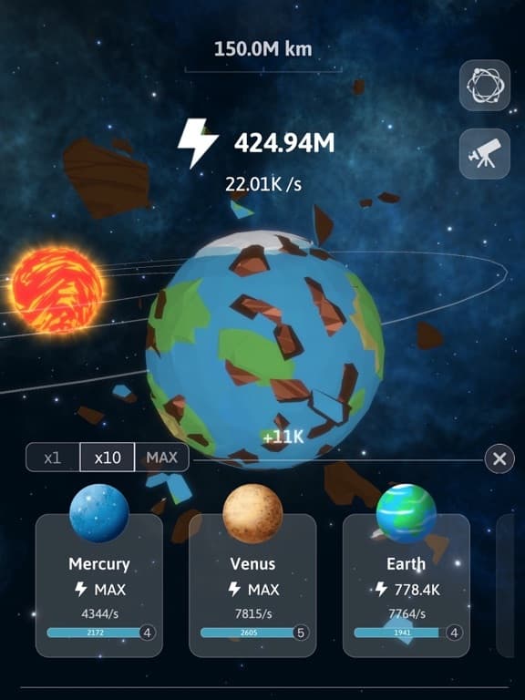 Idle Galaxy screenshot 3