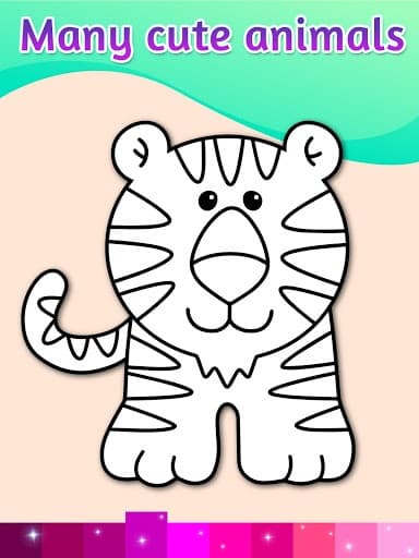 Coloring Pages Kids Games with Animation Effects screenshot 2