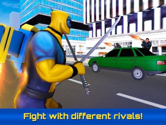 Dual Swords City Superhero Sim screenshot 3