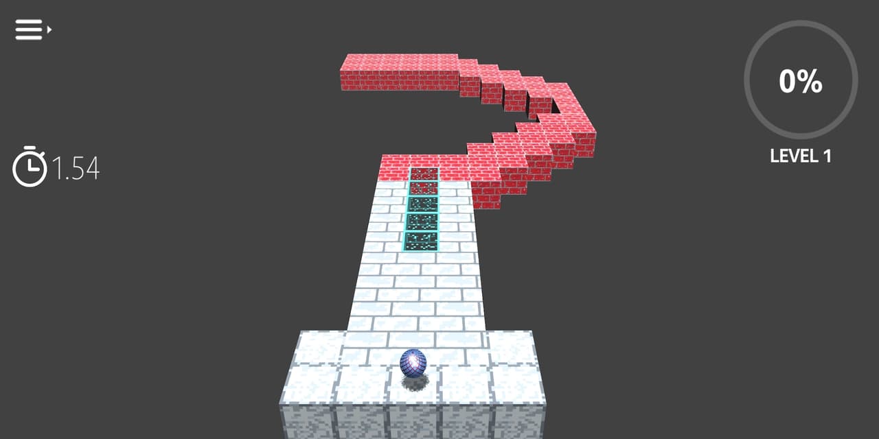 Blocky Falls screenshot 2