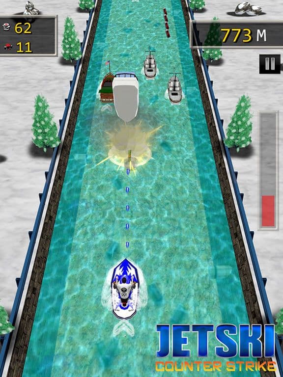 Jet Ski Counter Strike - Free 3D War Shooting Game