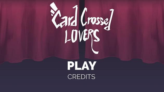 Card Crossed Lovers