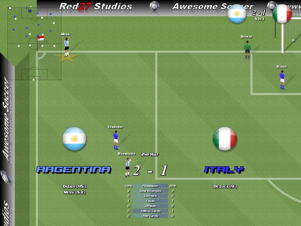 Awesome Soccer screenshot 2