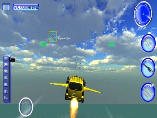 Flying Jeep Gunship Battle 3D 2017 screenshot 5