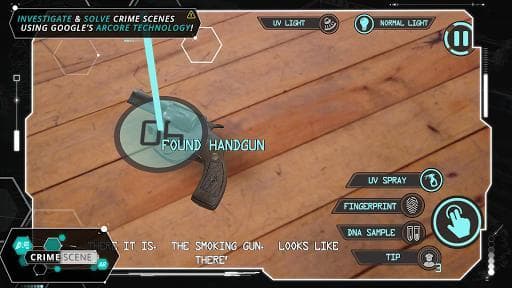 A&E Crime Scene: AR screenshot 2