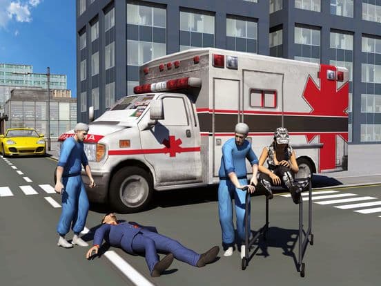 Ambulance Driver 3d Simulator Games screenshot 5