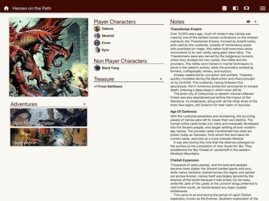 Game Master Pathfinder RPG screenshot 4